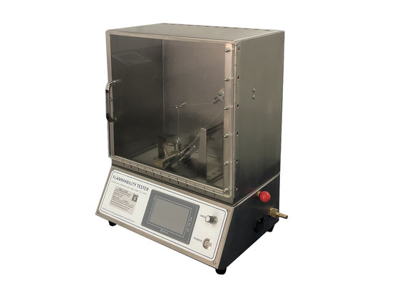ASTM D1230 45 খেলনা পরীক্ষার সরঞ্জাম ডিগ্রী স্বয়ংক্রিয় জ্বলনযোগ্যতা পরীক্ষার সরঞ্জাম